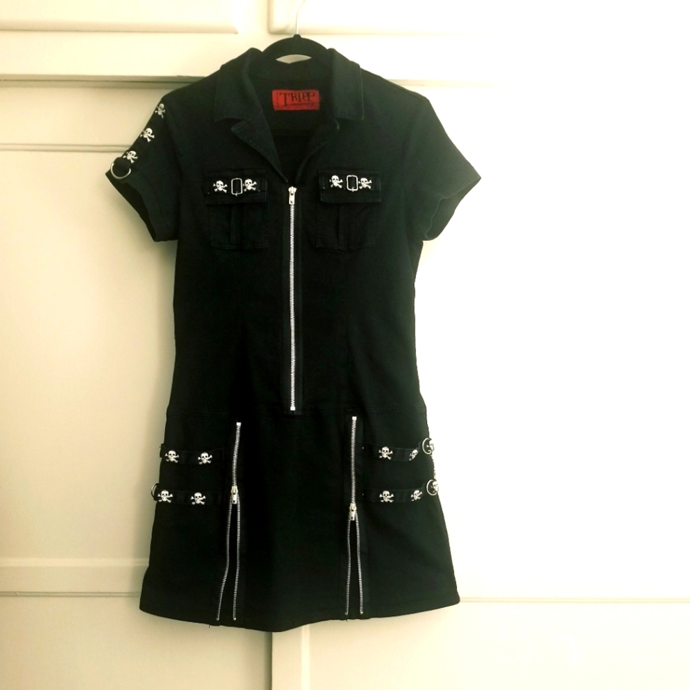 Vintage Tripp nyc military style dress
